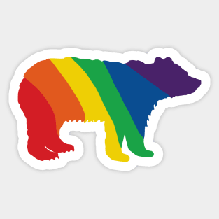 Rainbow Bear Sticker